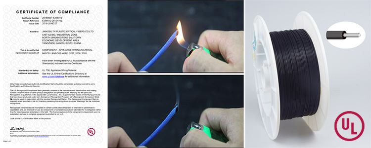 flame resitant pof fiber